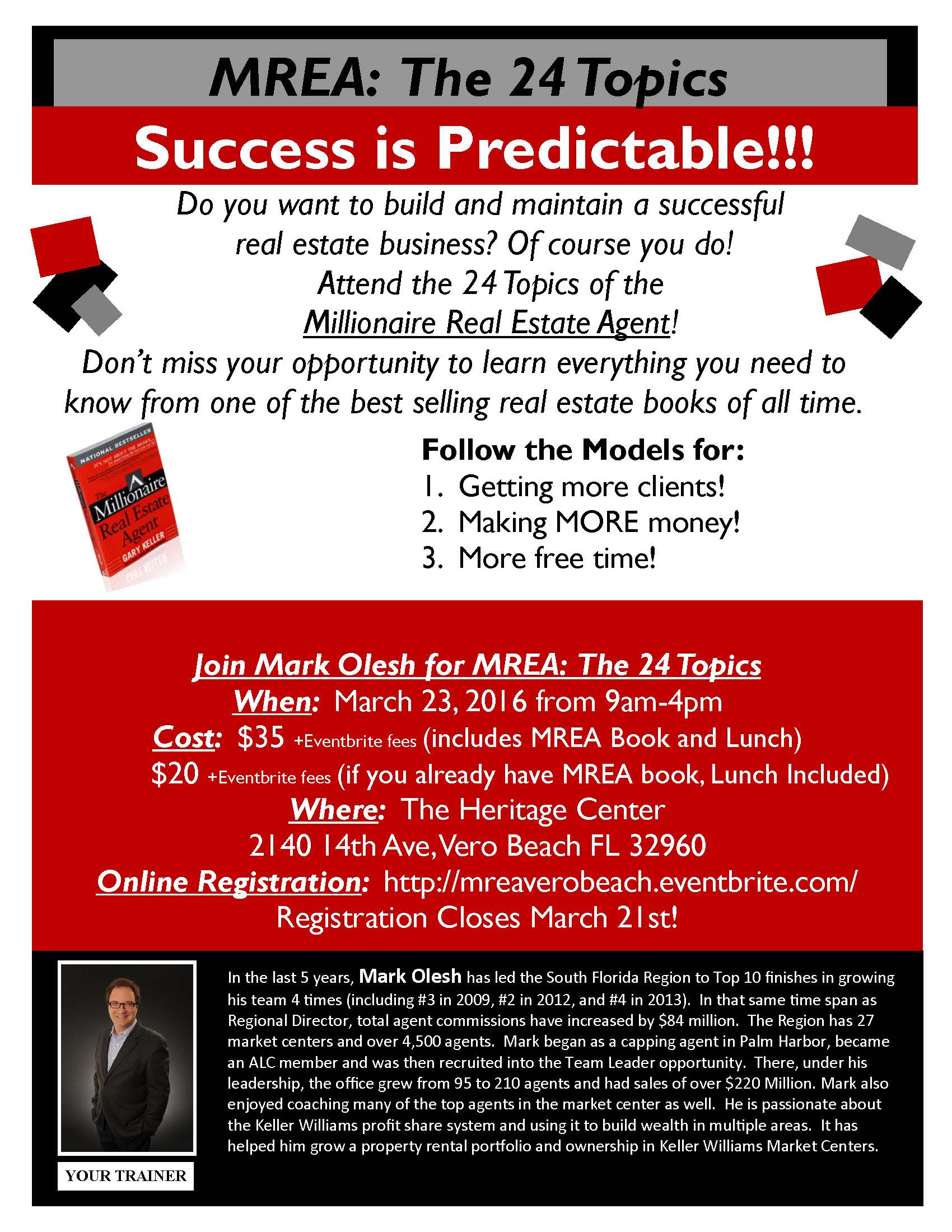 Millionaire Real Estate Agent Seminar